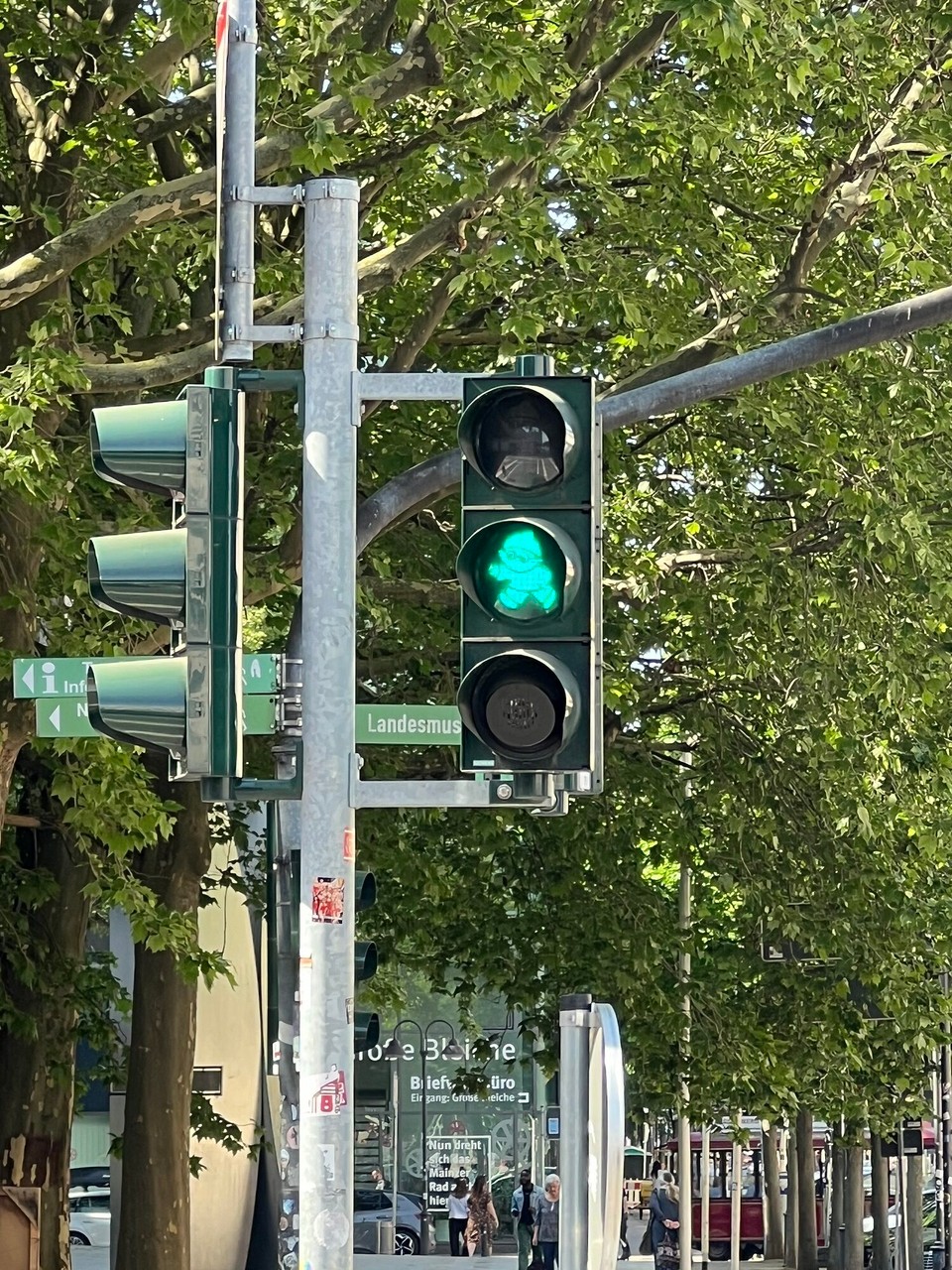 Deutschland - Mainz - Mainzelmännchen-Ampel