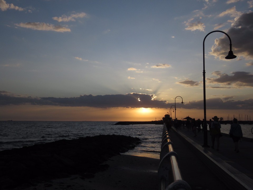 Australien - Emerald - Sonnenuntergang in St. Kilda 