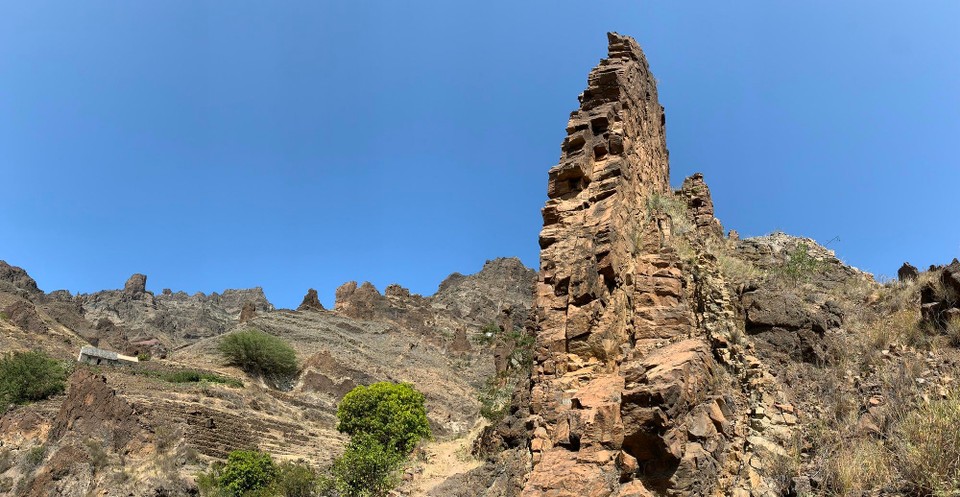 Cape Verde - Cha da Morto - Formations rocheuses bizarres 