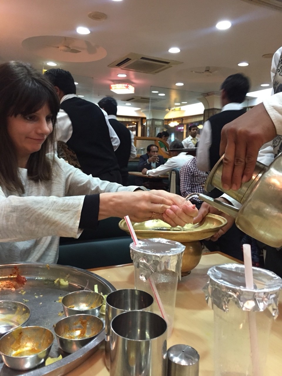 Jodhpur - Jodhpur - washing the hands after a great dinner