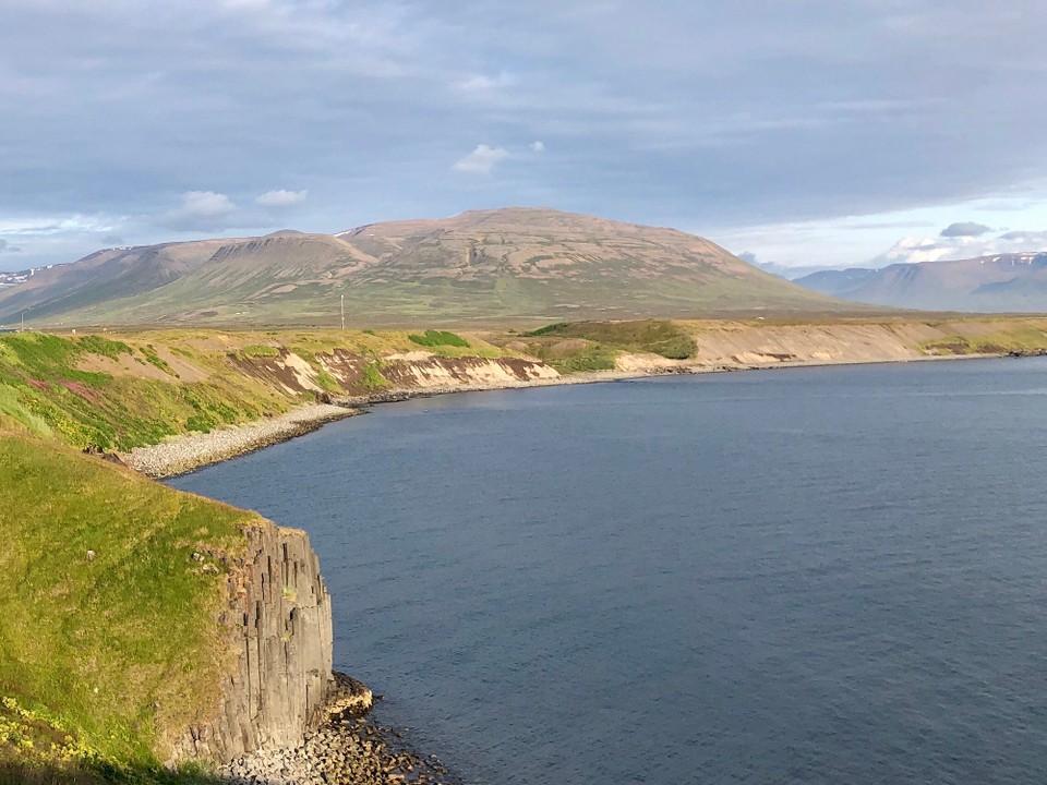 Island - Hofsós - Abfahrt von Hofsós. Jetzt geht es weiter zu unserem nächsten Campingplatz...