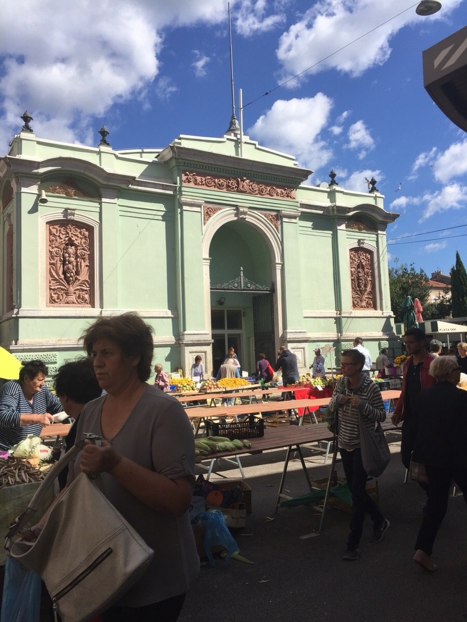 Kroatien - Rijeka - Markthalle 