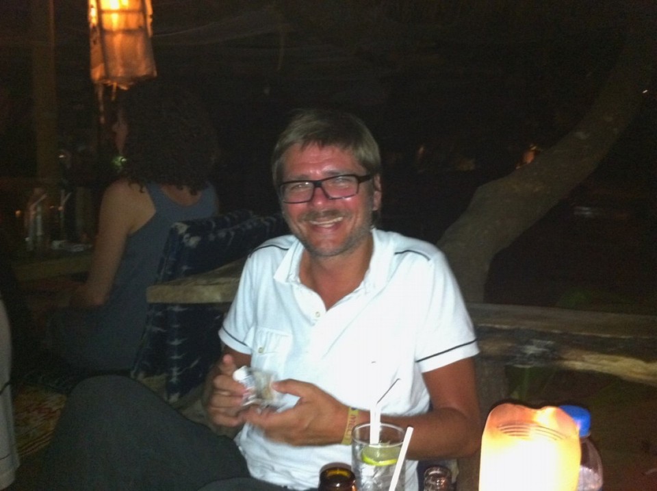 Thailand - Ko Lanta - Richard in der "Why Not Bar"