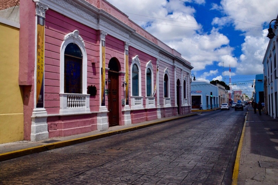 Mexiko - Santa Elena - Schöne Kolonialbauten 
