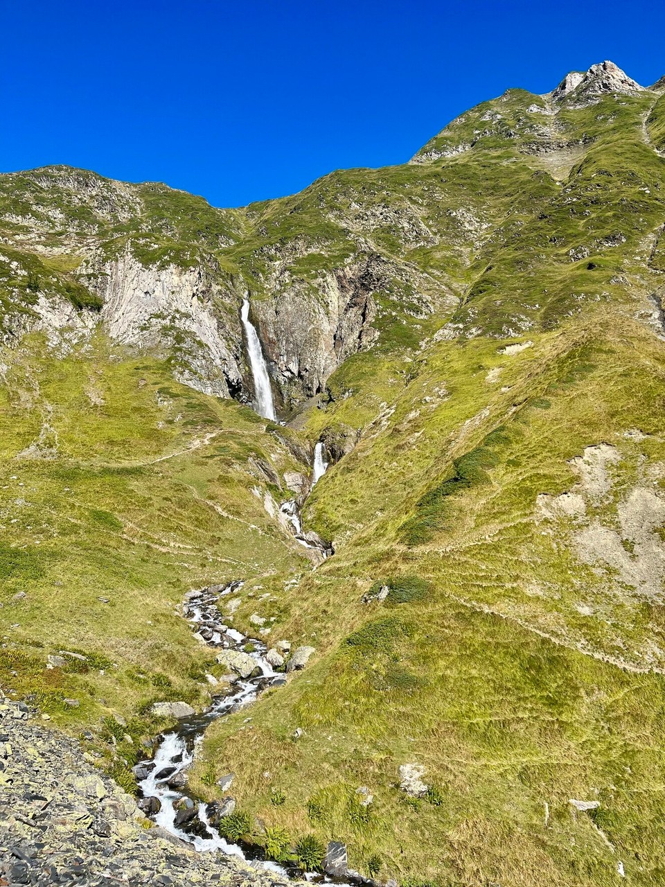Frankreich - Urt - Wasserfall d'Ilhéou