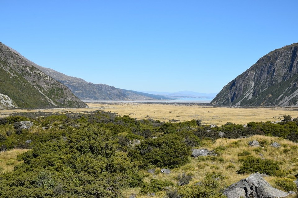 Neuseeland - Mount Cook - Der Blick in die weite Landschaft