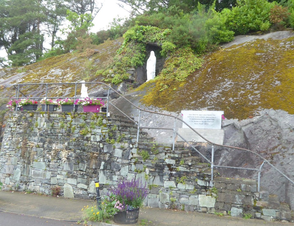 Ireland - Glengarriff - Catholic Marian grotto to Our Lady of Lourdes.