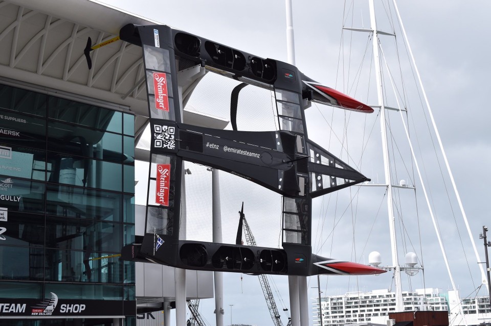 Neuseeland - Auckland - schräges Schiff