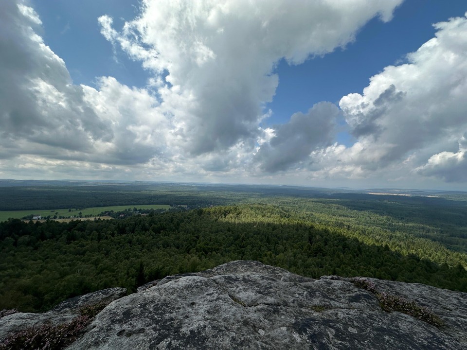 Deutschland - Rosenthal-Bielatal - Eine der ersten von vielen gemeinsamen Wanderungen, unsere „kleine“ Tour von Rosenthal aus auf den Sneznik - hohen Schneeberg. Zurück ging es über Ostrov - Eiland nach Bielatal zur Ottomühle.