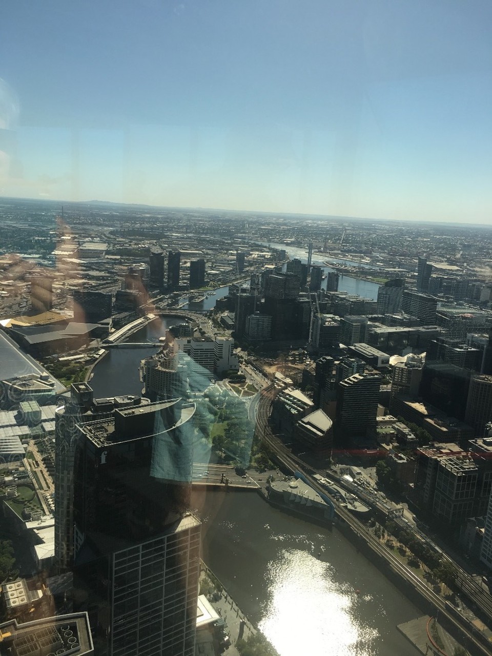 Australien - Melbourne - vorher unten - jetzt oben!