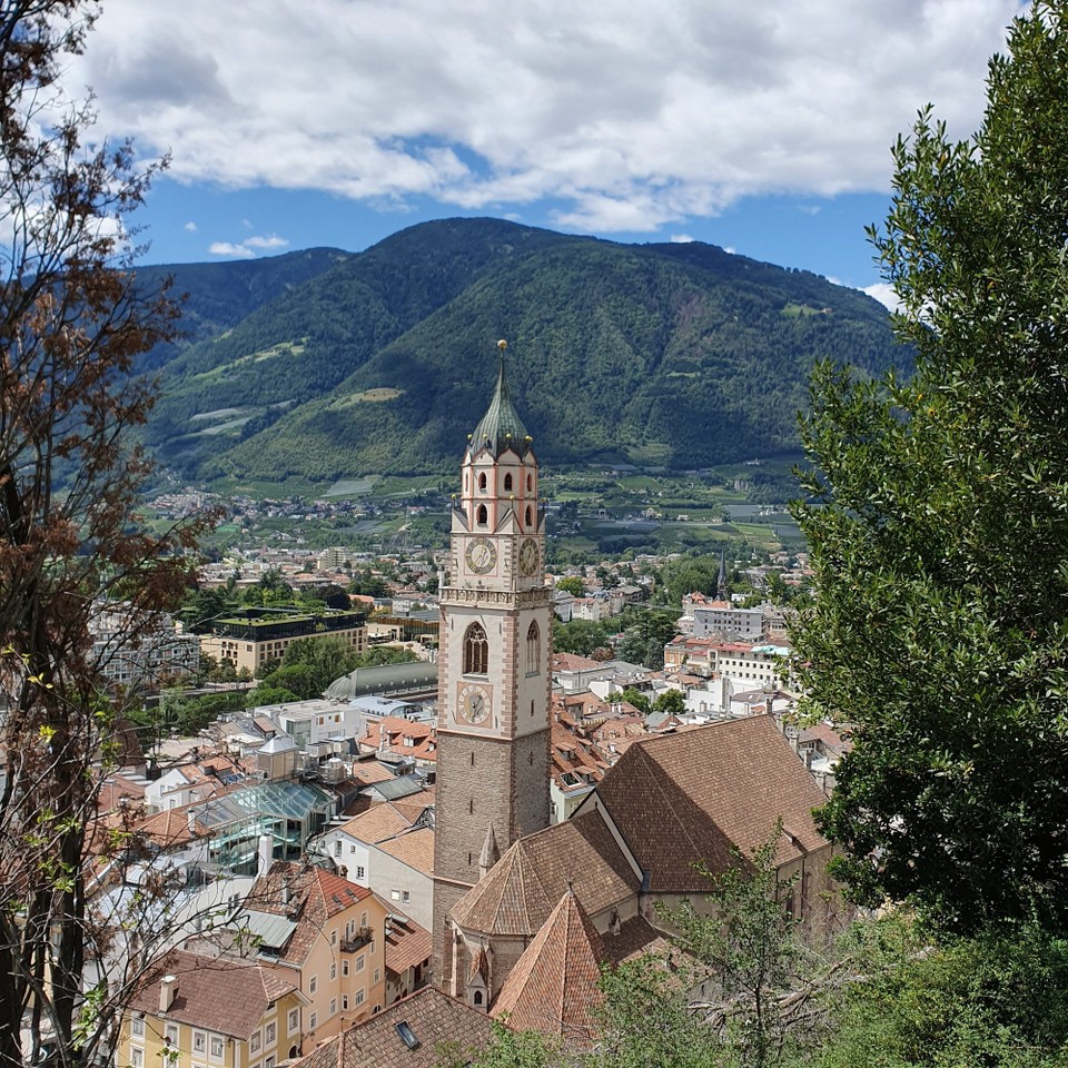 Italien - Meran - Vom Pulverturm aus hat man einen tollen Ausblick über ganz Meran.