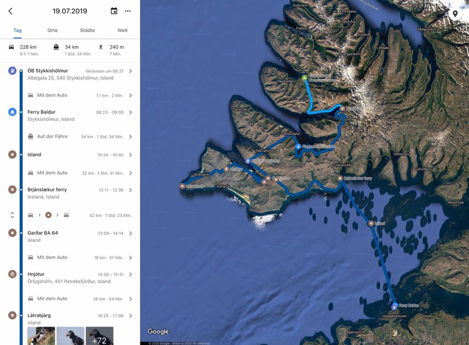 Island - Þingeyri - Cool! Wir haben heute 228km im Auto zurück gelegt. Davon gefühlt 200km auf Gravel Road😅😬😂 Wenn man diese Tour noch einmal planen würde, dann würde man aus diesem Tag sicher zwei bis drei Tage machen 😂