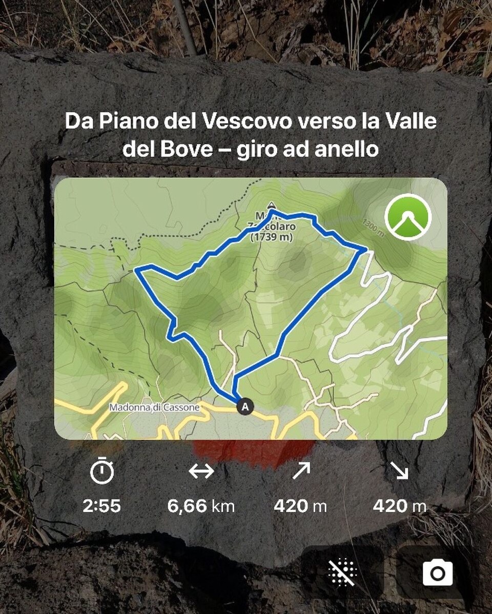 Italien - Zafferana Etnea - höchster Punkt unserer Wanderung 1739m