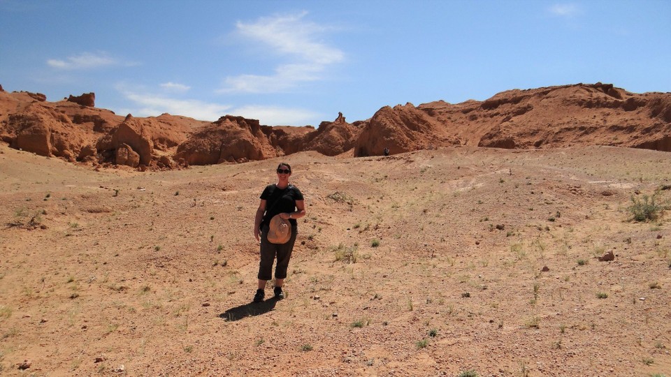 unbekannt - Gobi Desert - Me at flaming cliffs