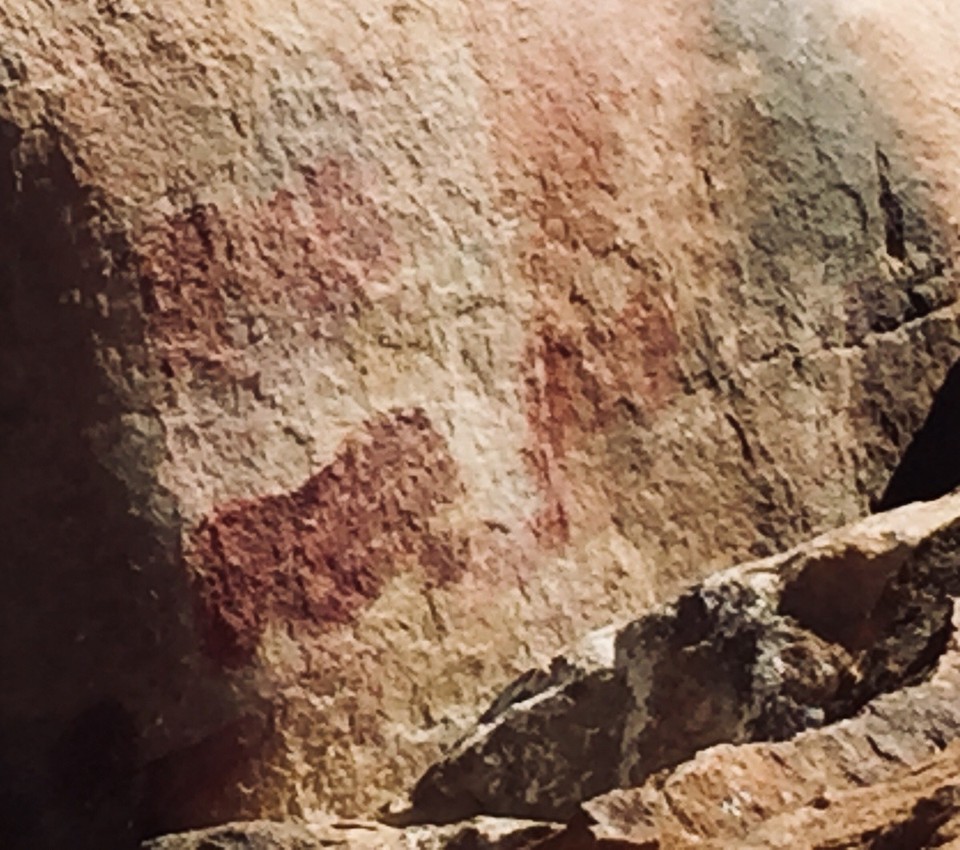 Südafrika - Clanwilliam - Fundstelle 9 Felsen von Oben eingebrochen