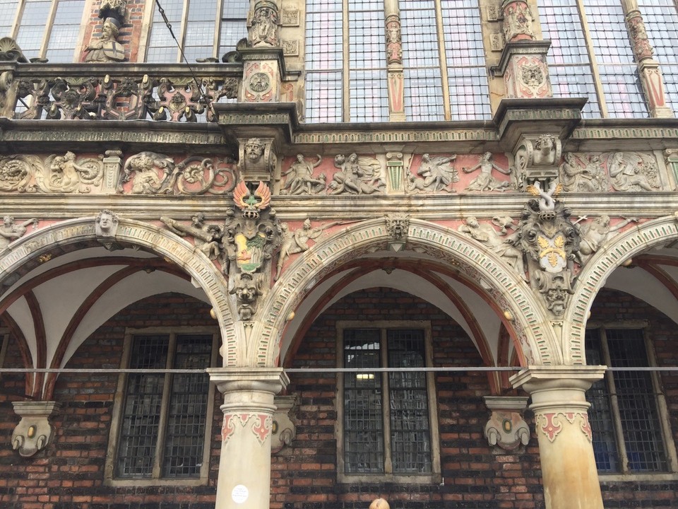  - Germany, Bremen - Murals on the Rathaus (town hall)