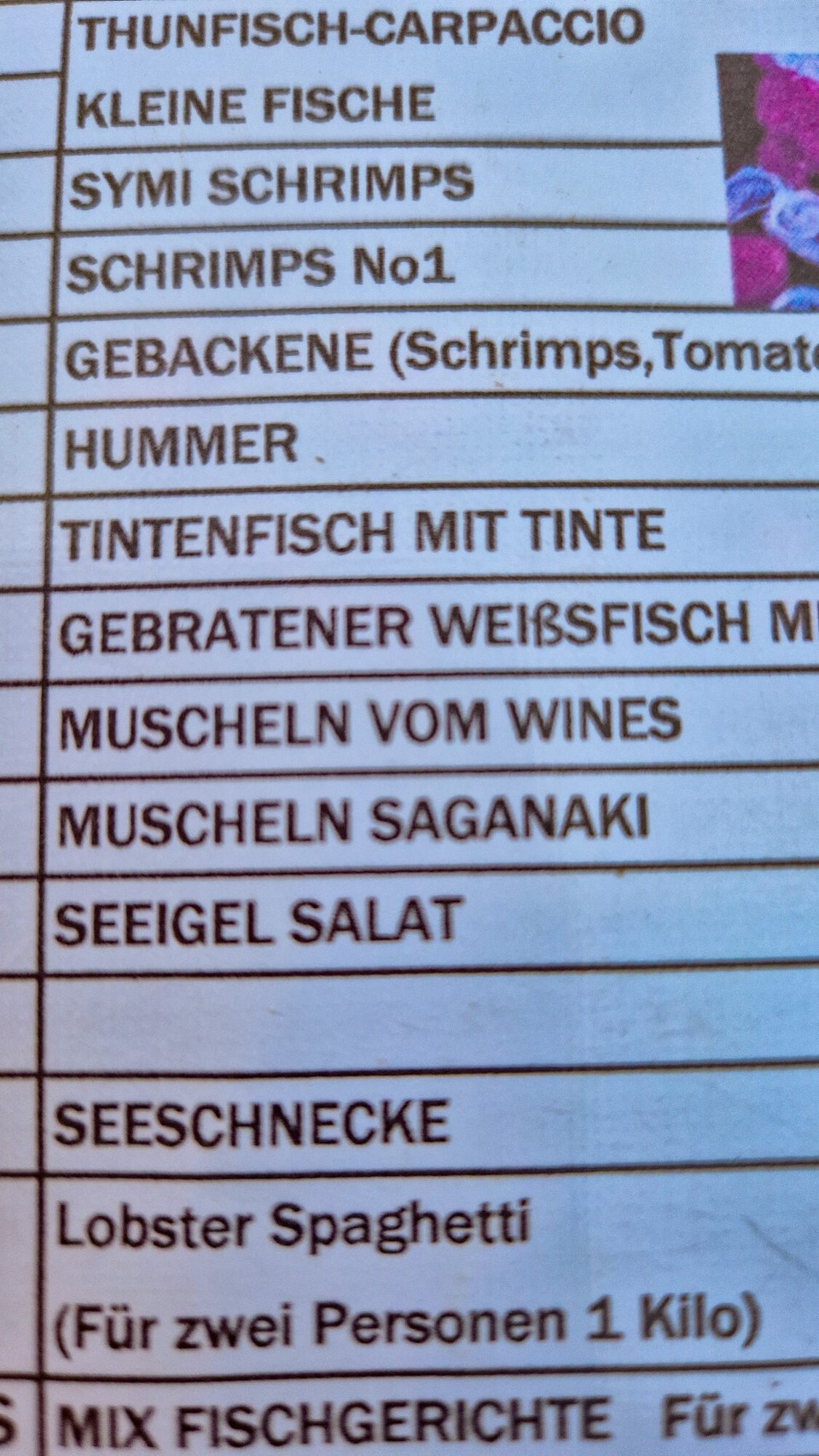 Griechenland - Symi - Tintenfisch mit ...