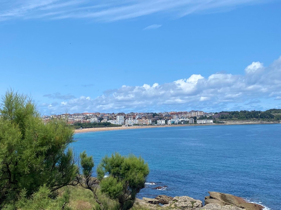 Spanien - Santander - Blick zum Strand Concha