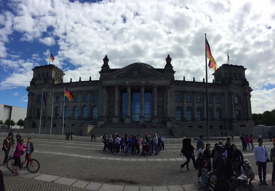 Germany - Berlin - The Reichstag building was constructed to house the Imperial Diet (German parliament (Reichstag)), of the German Empire. It was opened in 1894 and housed the Diet until 1933, when it was severely damaged after it was set on fire. It underwent a reconstruction from 1990, and after its completion in 1999 it once again became the meeting place of the German parliament: the modern Bundestag.
