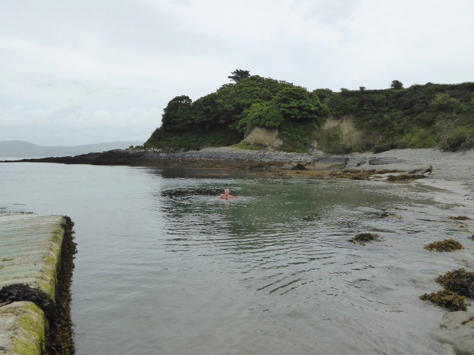 Ireland - Bere Island - …and a lovely swim. It felt cold initially, but was still, clear and sandy.