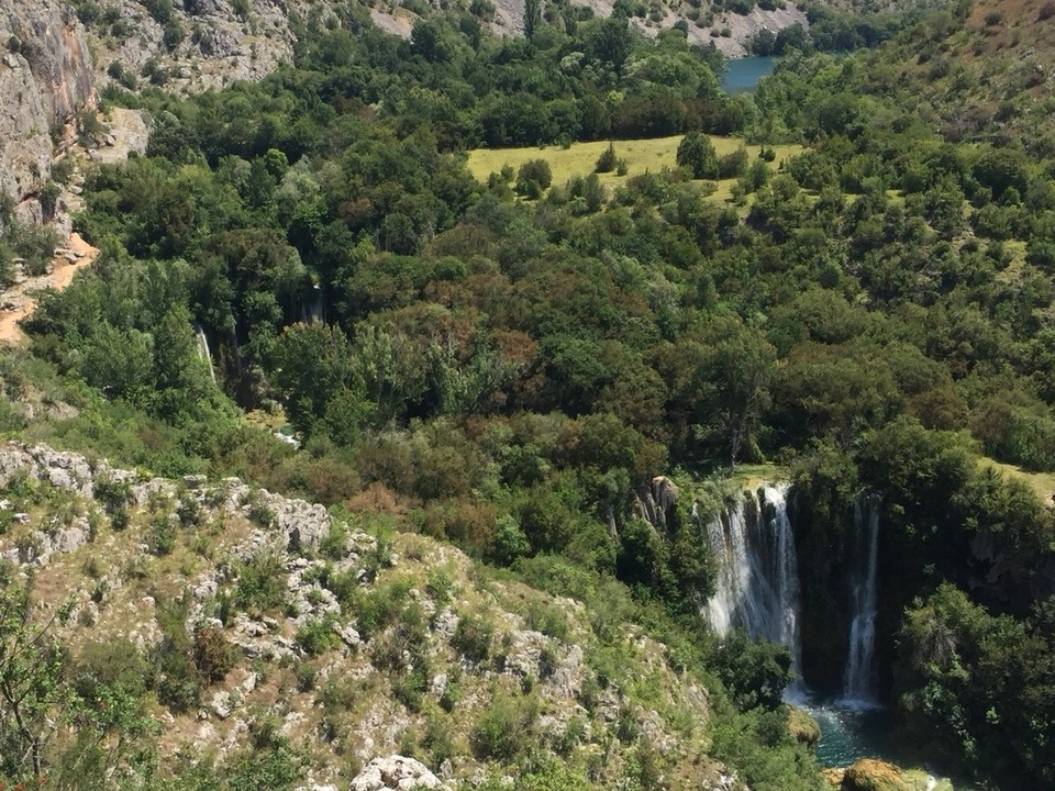 Kroatien - Promina - Der große Wasserfall Manijlovac