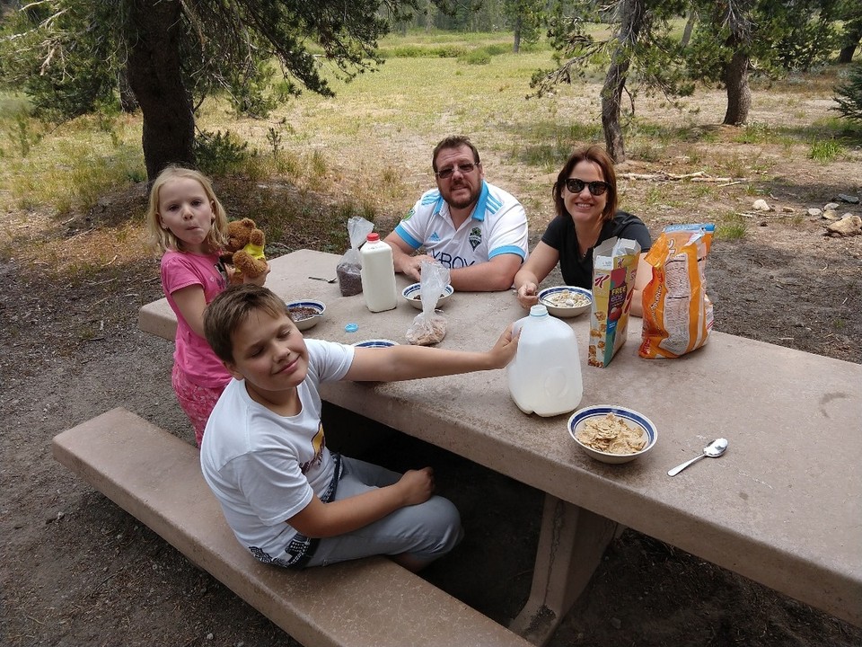 USA - Lassen-Volcanic-Nationalpark - Picknick Platz 