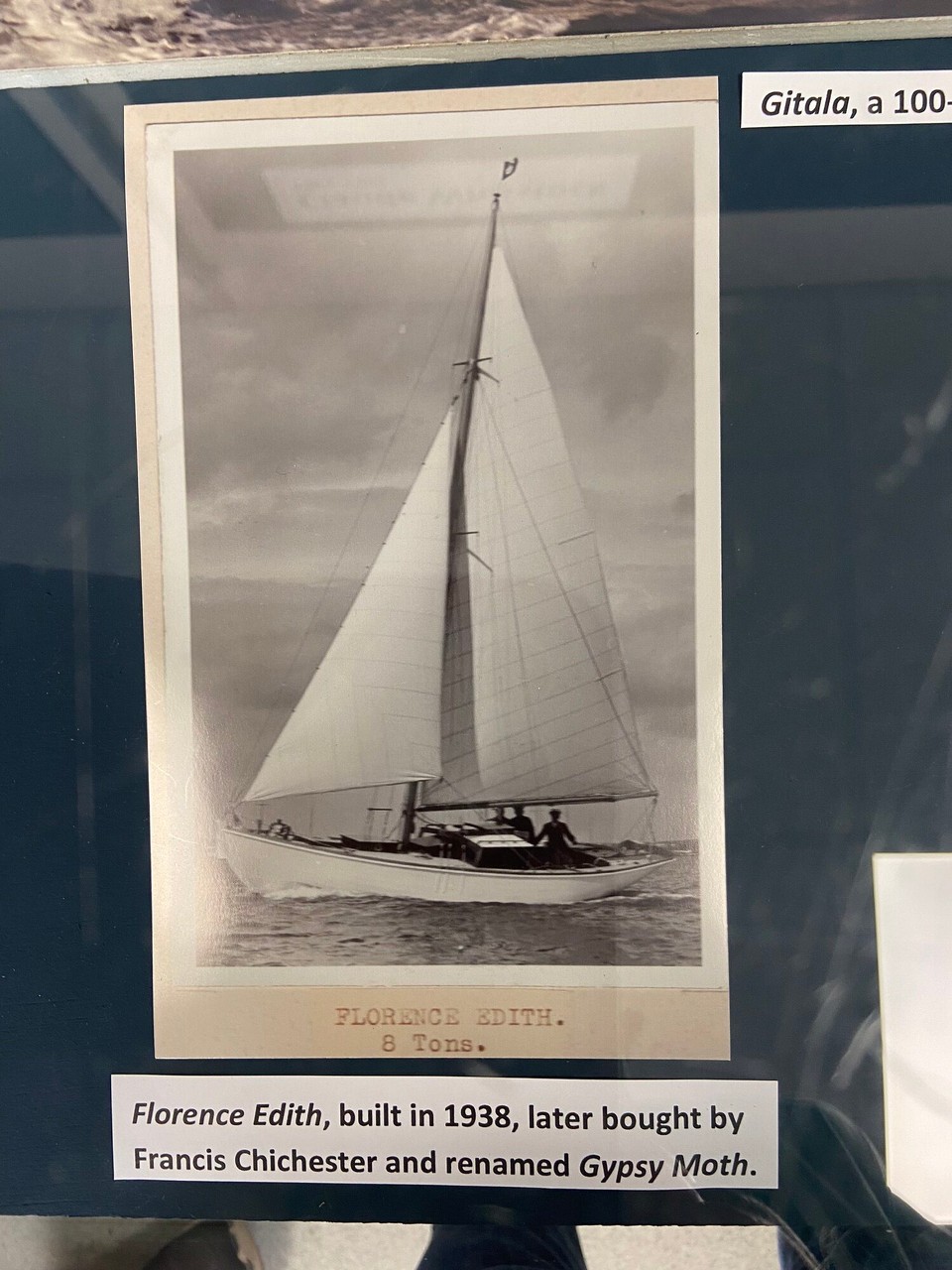 United Kingdom - Woodbridge - One of the boats built at the boatyard.