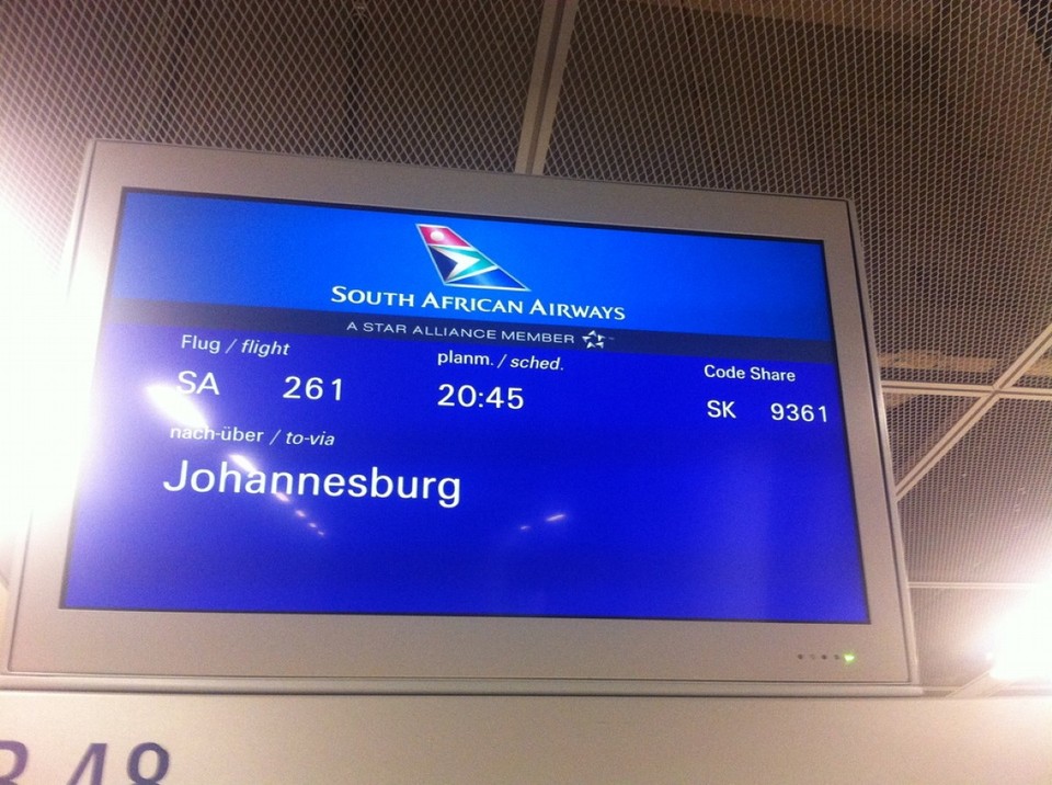 Südafrika - Johannesburg - ...von FFM nach Joburg.