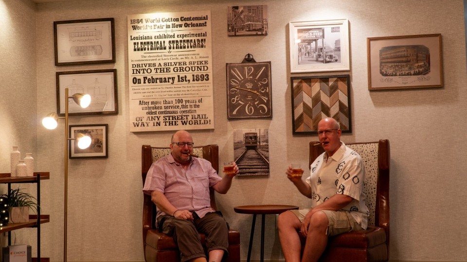 USA - New Orleans - Wir bereiten uns auf die Nacht vor und proben schon mal im Clubraum.