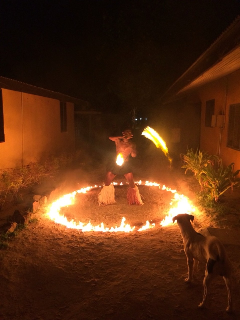Fidschi - Mana Island - Und Fiji Feuershow.