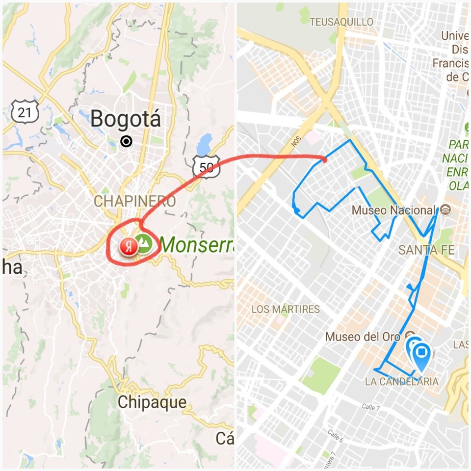 Kolumbien - Bogotá - Bei 10 Millionen Einwohner haben wir dennoch nur einen kleinen Teil der Stadt sehen können...