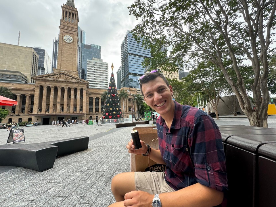 Australien - Brisbane - Üsi letscht Sushi-Rolla😁