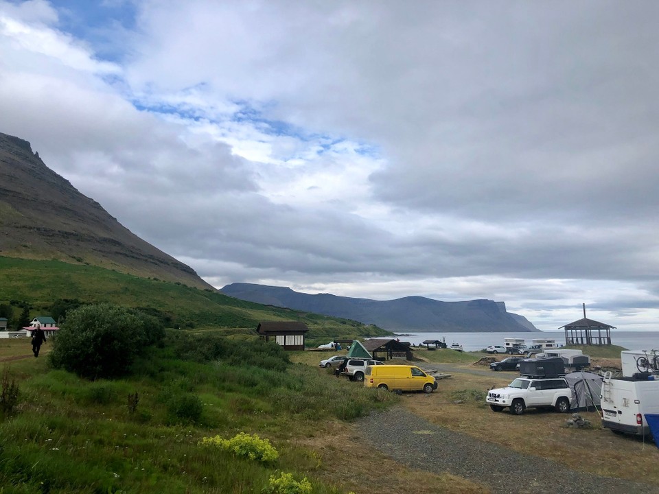 Island - Þingeyri - Erkundung des Campingplatzes...