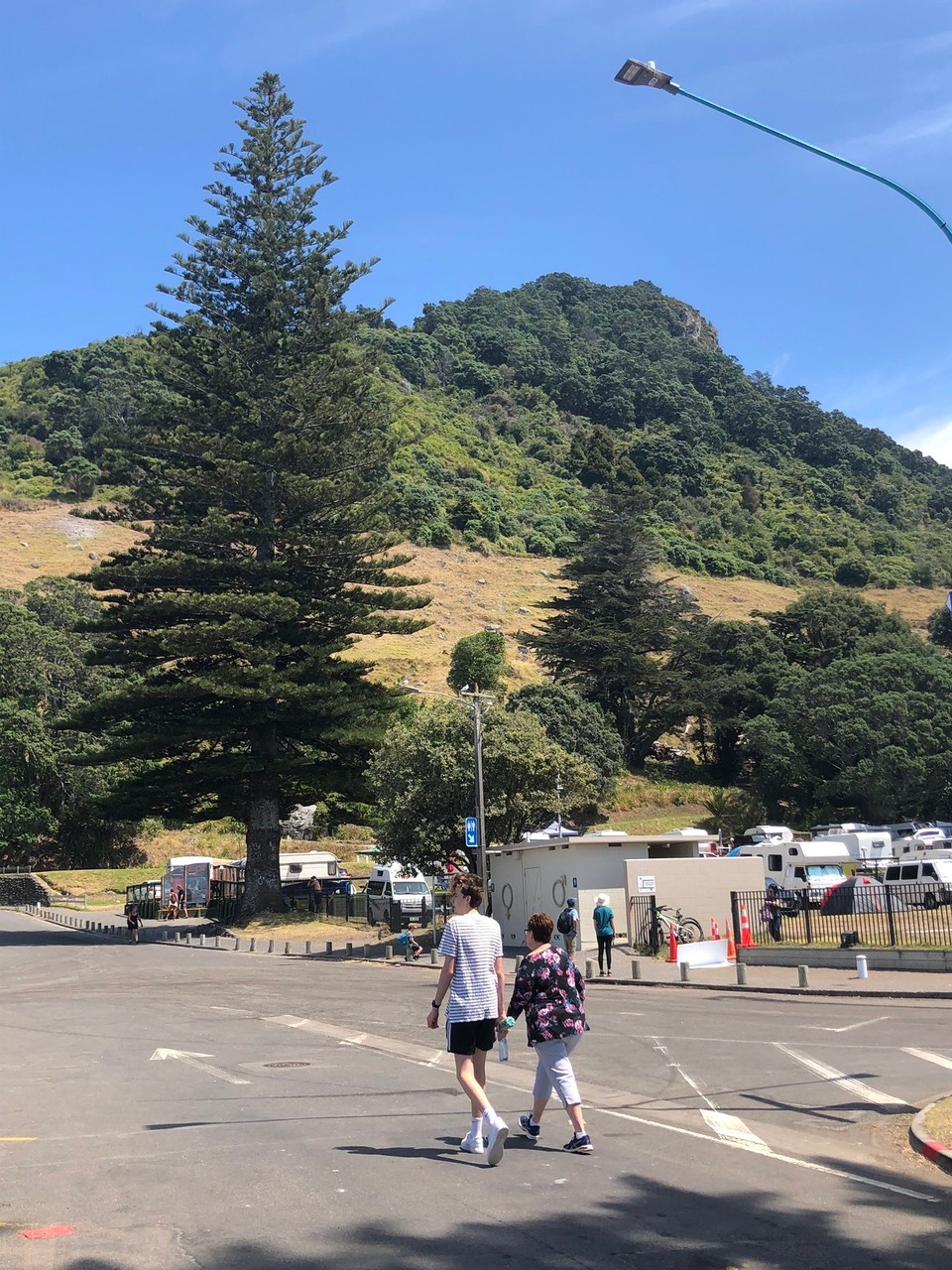 Neuseeland - Waihi Beach - Eigentlich wollten wir auf den Mt Manganui steigen, aber es war unmöglich, einen Parkplatz zu finden. 