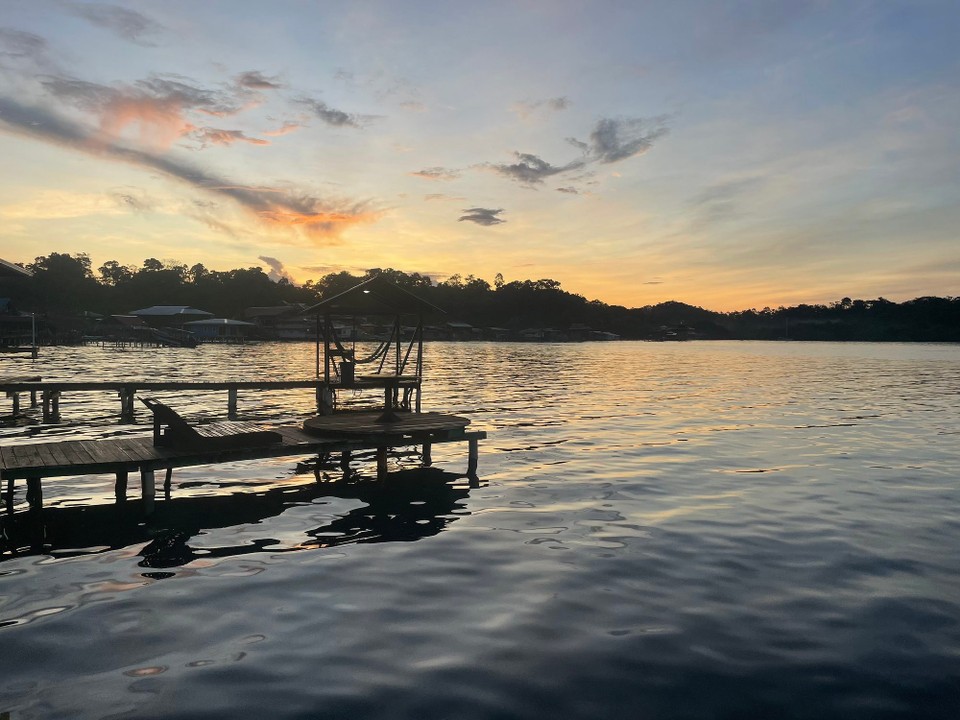 Panama - Bocas del Toro - Den letzten Morgen auf der Isla Bastimentos noch ruhig… 