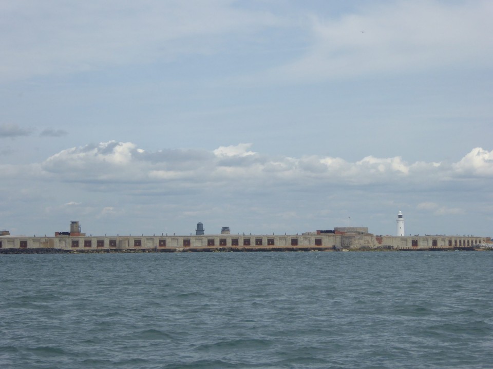 United Kingdom - Poole - Hurst Castle is another artillery fort established by Henry VIII in 1544 on Hurst Spit in Hampshire. Vulnerable to coastal erosion, there is a fund raising campaign to mitigate risks of destruction. Hurst Point Lighthouse was built in 1867. The original lighthouse was Hurst Tower lit in 1786.
