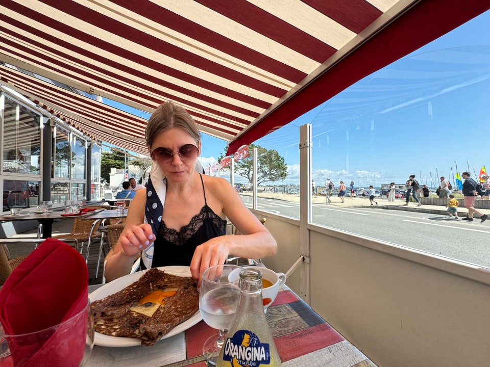 Frankreich - Carnac - Lecker Galette 😋