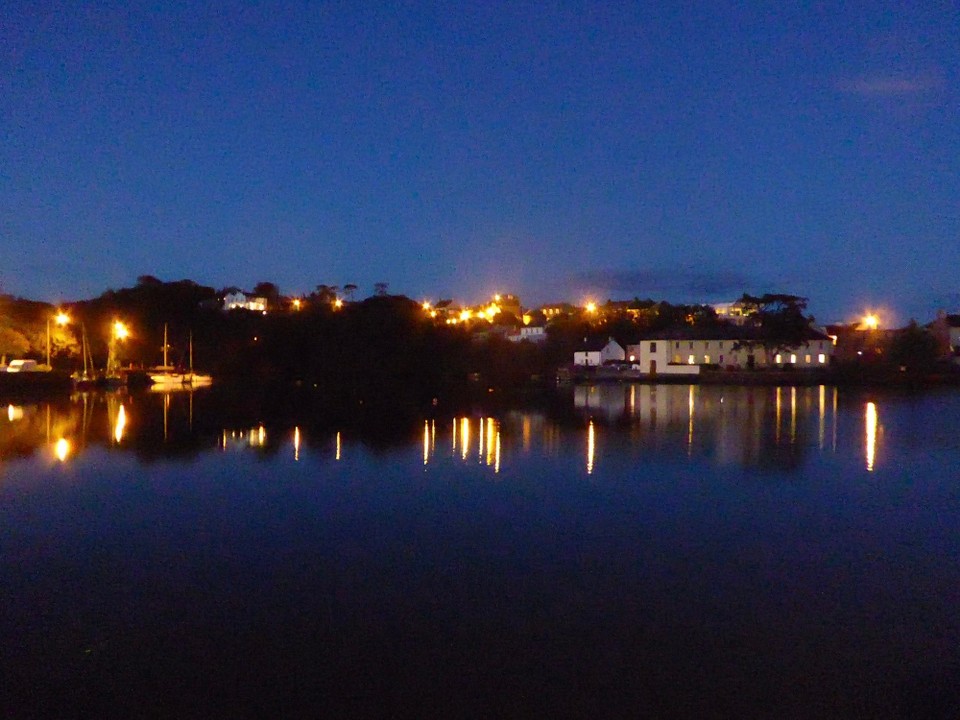 Ireland - Kinsale - Emerging from the restaurant, we realise it’s the first time we’ve been out after dark for a while.