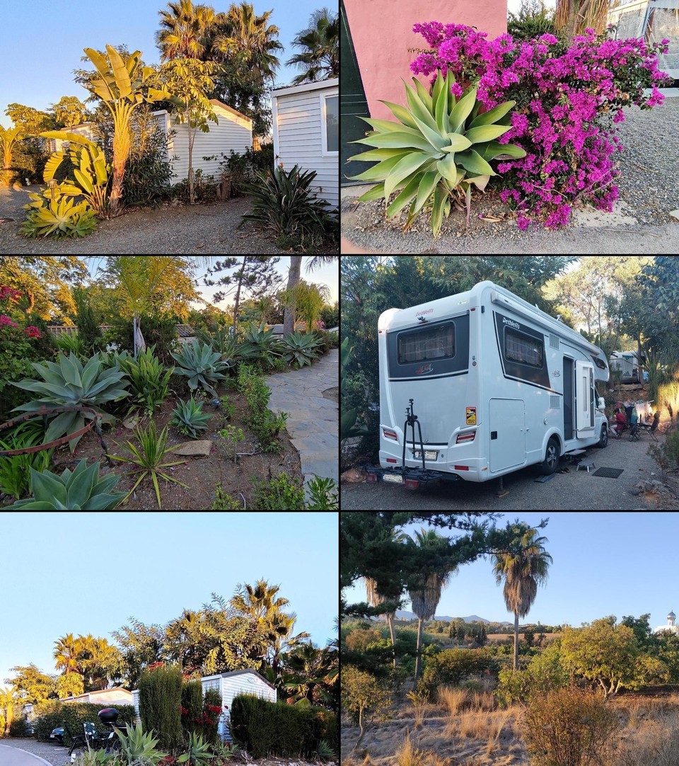 Spanien - Estepona - Der Campingplatz hieß  "Camping Park Tropical"