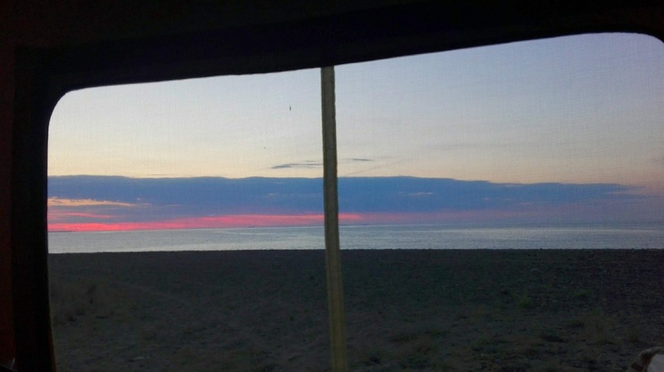 Spanien - Puçol - Ein kurzer Blick aus meinem Aufstelldachfenster bevor ich mich umgedreht und weitergeschlafen habe :)
