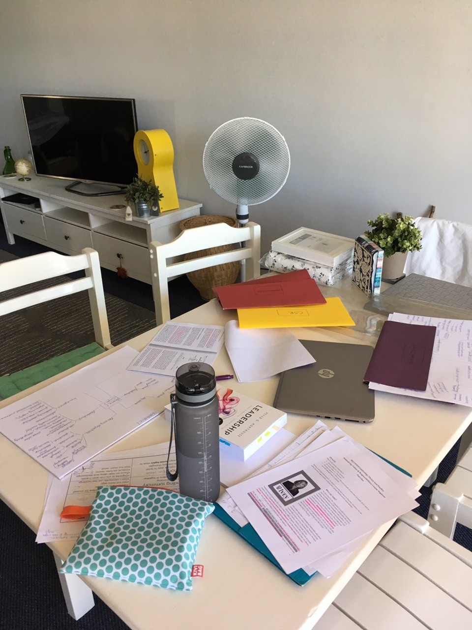 Australien - St Lucia - Also heißt es-drinnen bleiben, Ventilator an und den Stift geschwungen. 