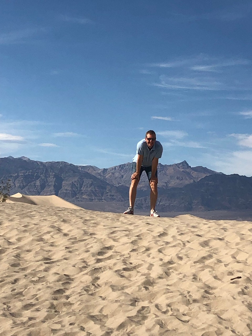 Vereinigte Staaten - Lone Pine - Mesquite Dunes - wo ist das Wasser?