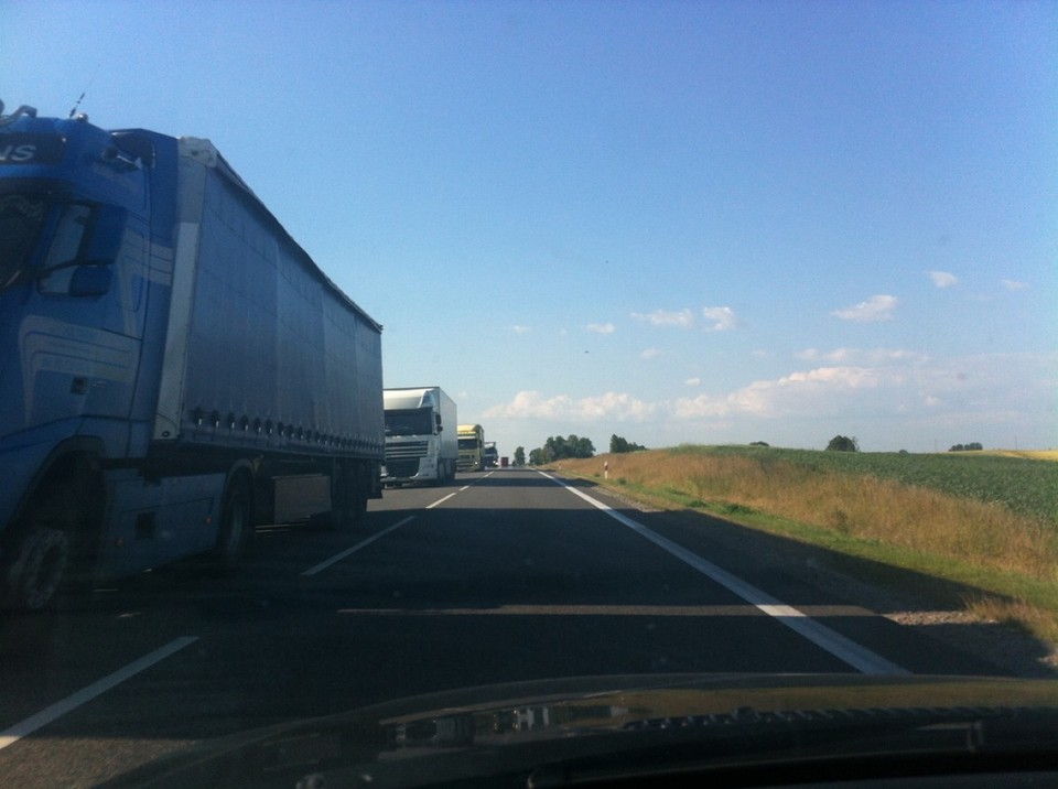 Lithuania - Vilnius - LKW's, LKW's und LKW's,...
