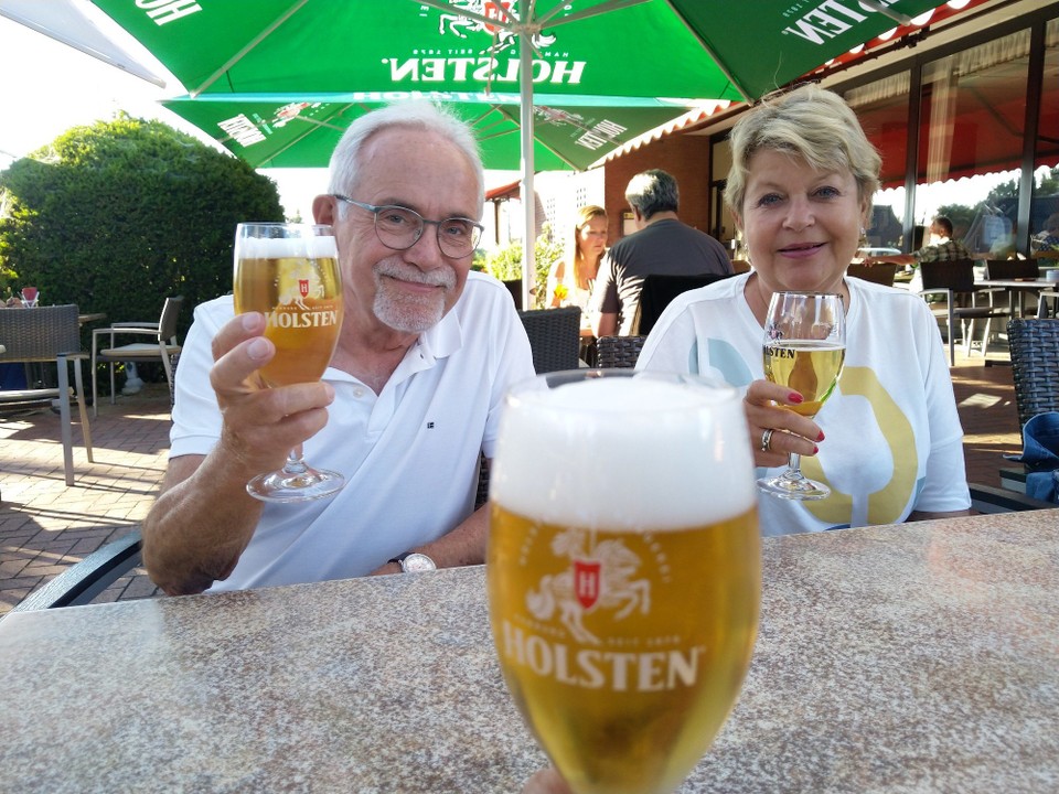 Deutschland - Hamburg - Und noch ein Highlight: Abendessenbesuch von meinen lieben Freunden Andrea und Udo. Danke für Alles, es war so schön, Euch getroffen zu haben 😘😘