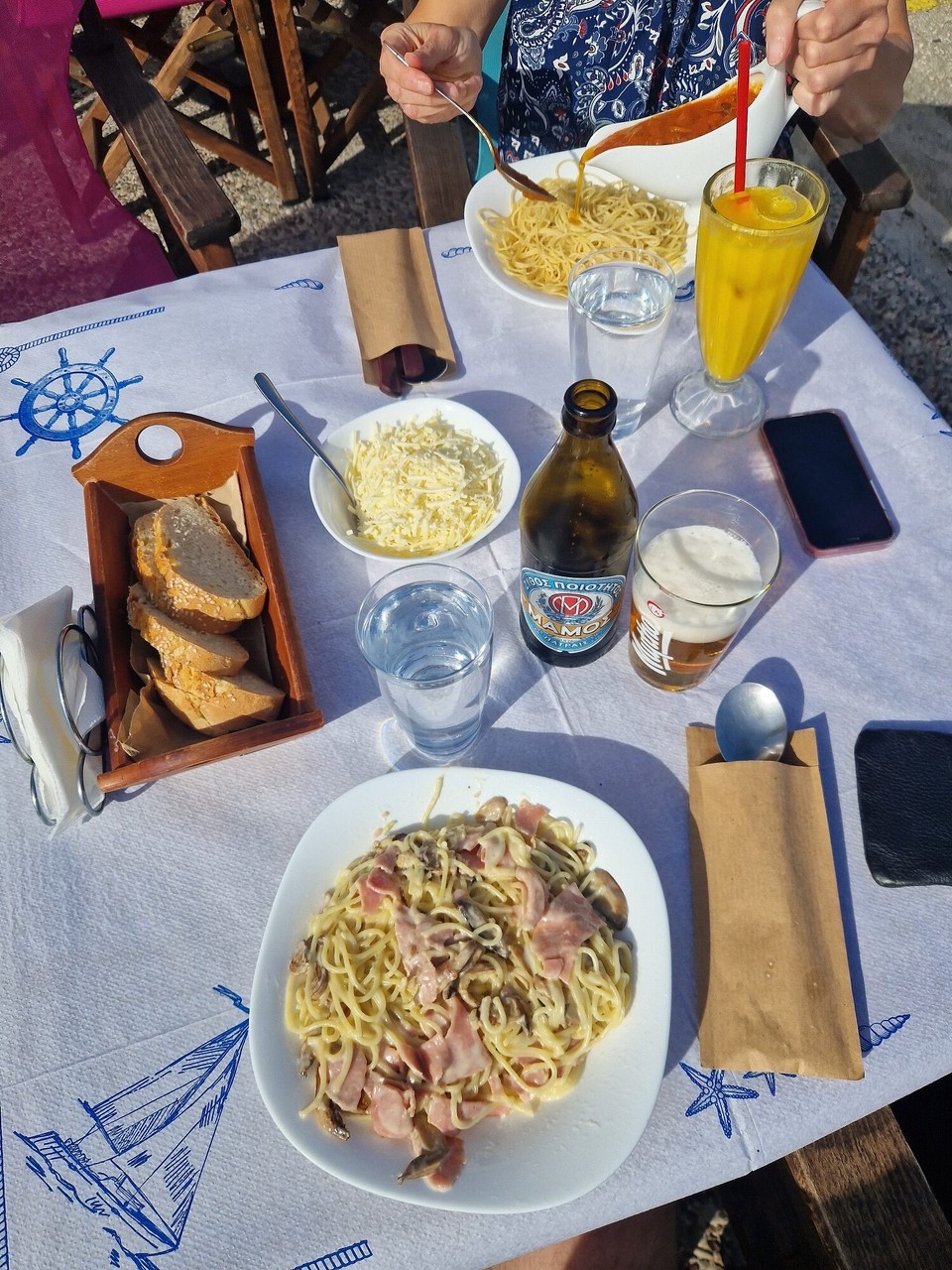 Griechenland - Galatas - Abschiedsmittagessen in Methana