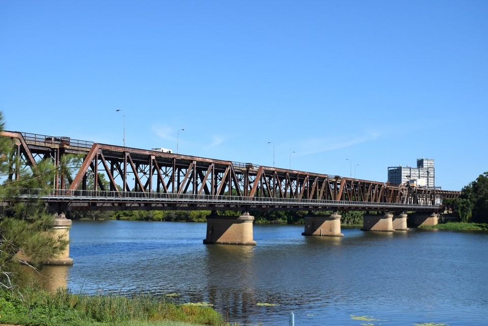 Australien - Yamba - Die Brücke über den Clarence River in Grafton, erbaut 1932