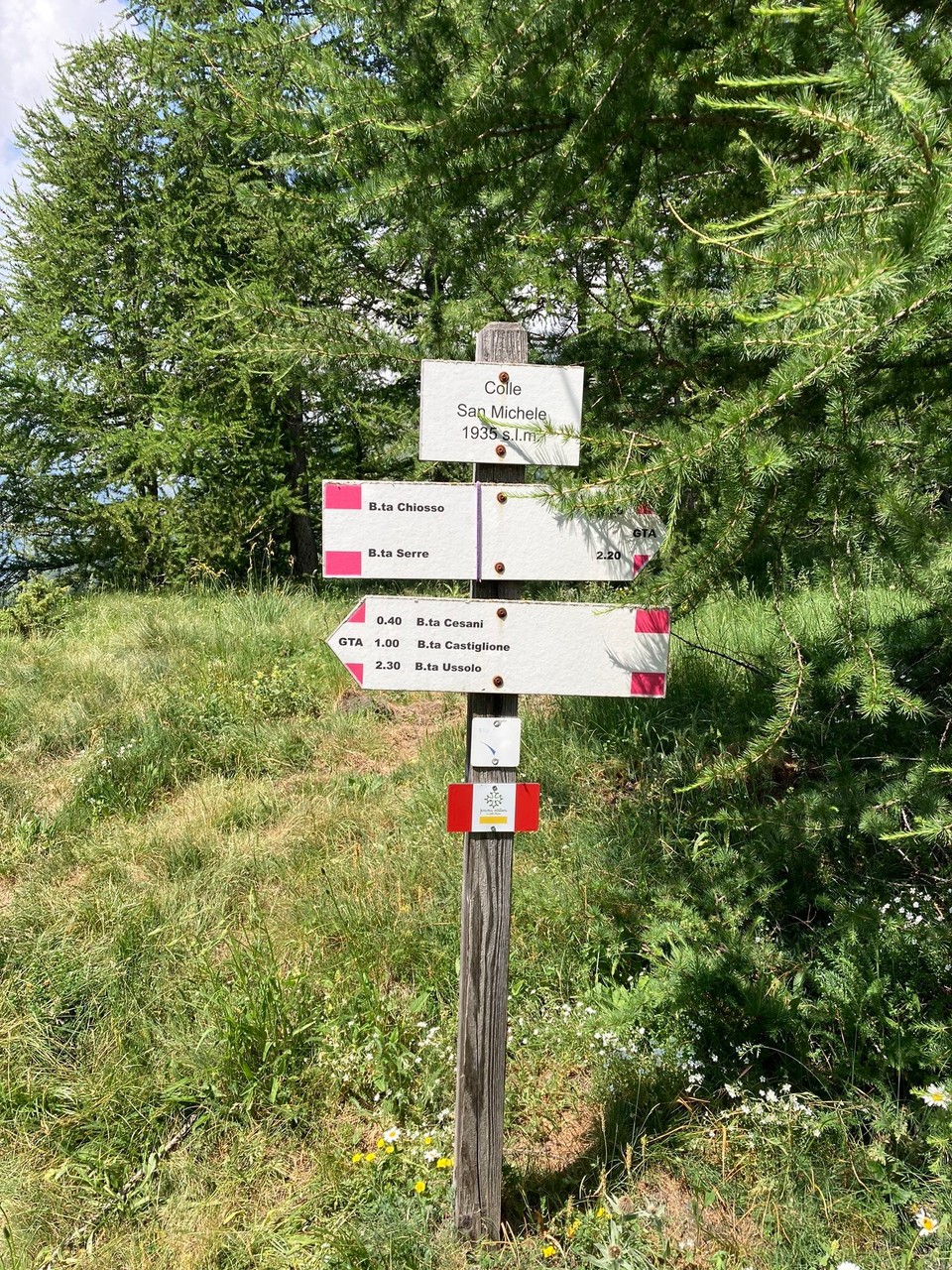 Italien - Prazzo - Pass Colle S. Michele