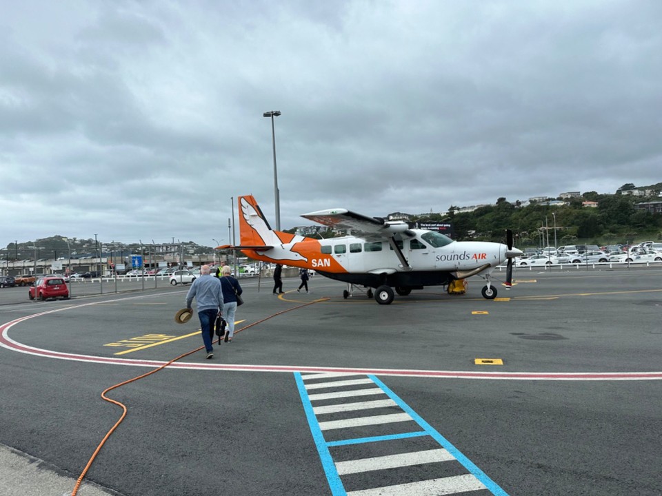 Neuseeland - Nelson - Das war mein Flieger heute: 