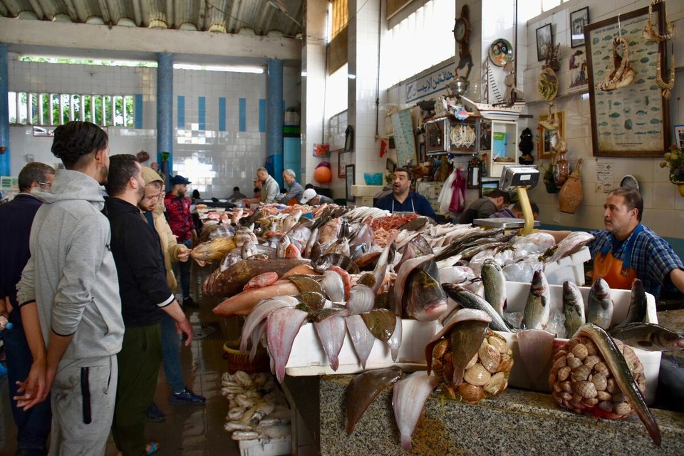 Marokko - Chefchaouen - Erst einmal ging es auf den Markt, alles super frisch und ansprechend.