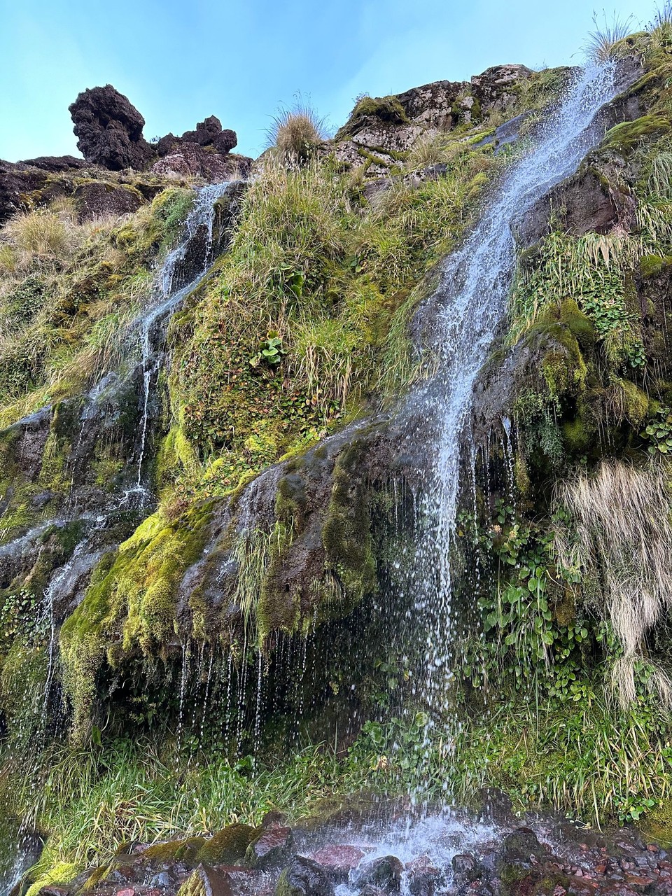 Neuseeland - Tongariro - ... kleiner Abstecher zum Wasserfall, der musste sein.
